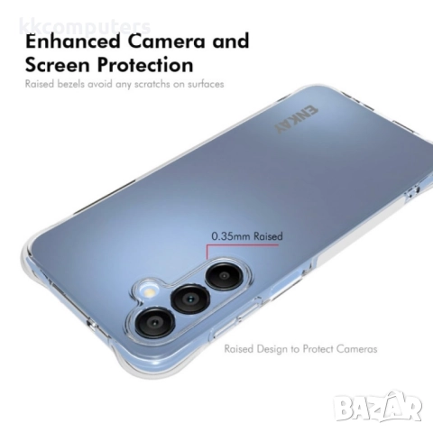 Samsung Galaxy A16 5G / A16 4G Удароустойчив ENKAY Силиконов Калъф и Протектор, снимка 3 - Калъфи, кейсове - 52687627