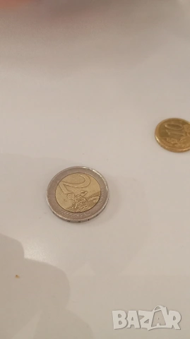 Рядка монета от 2 евро Гърция 