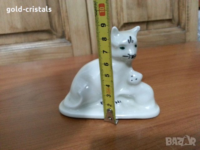 Порцеланова фигурка  котенца, снимка 3 - Антикварни и старинни предмети - 34571174