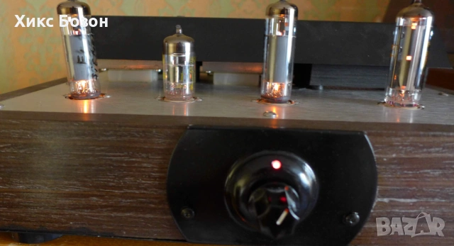 Сладкогласен лампов усилвател с EL84 и ECC83 + ЕZ81, снимка 4 - Ресийвъри, усилватели, смесителни пултове - 53785815