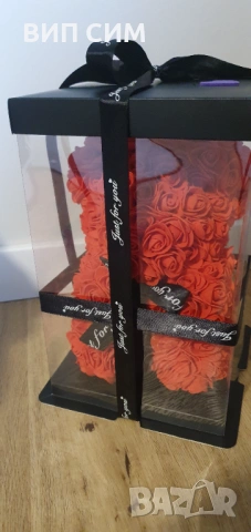 Продавам Мече от рози , снимка 4 - Подаръци за жени - 53196369