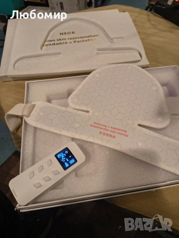 LED маска за светлинна терапия за шия и деколте , снимка 10 - Други - 53118803