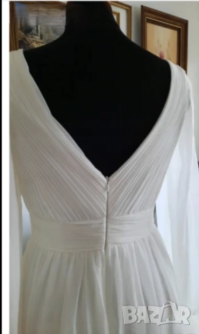 НОВО! Дълга булчинска сватбена рокля Mascara, размер М. Промо -40%!, снимка 13 - Рокли - 53512519