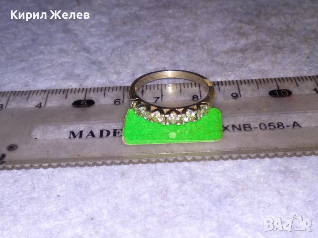 ИЗЯЩЕН СКЪПОЦЕНЕН СРЕБЪРЕН ВИНТИДЖ АРТ ПРЪСТЕН ВИСОКА ПРОБА СРЕБРО с ФАСЕТИРАНИ ЦИРКОНИ 38499, снимка 3 - Пръстени - 41462100