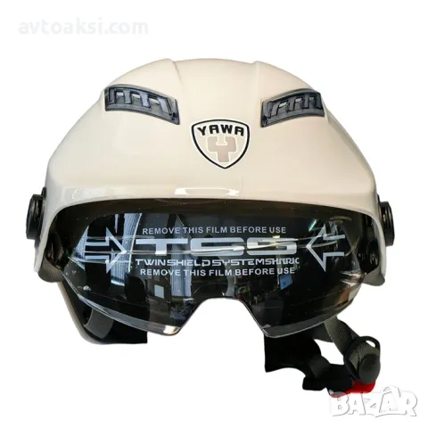 Каска за мотор/скутер 3-ри цвята, снимка 12 - Аксесоари и консумативи - 48996241