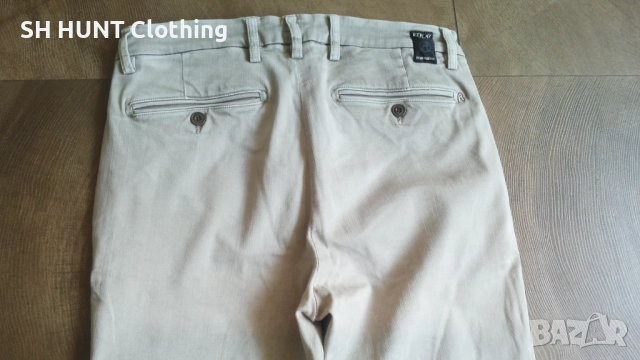 REPLAY SLIM FIT ZEUMAR CHINO TROUSERS Размер 31-32 / 30 еластичен панталон 25-62, снимка 4 - Дънки - 52204674