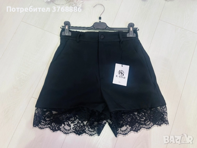 Комплект- сако и  къси панталонки с дантела, снимка 8 - Комплекти - 52632656