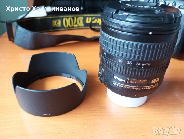 Обектив Никон Nikon Nikkor AF-S 18-70 ED, снимка 5 - Обективи и филтри - 52752130
