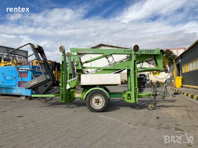Артикулираща вишка 12м - ремарке ПОД НАЕМ от Рентекс, снимка 6 - Индустриална техника - 39075143