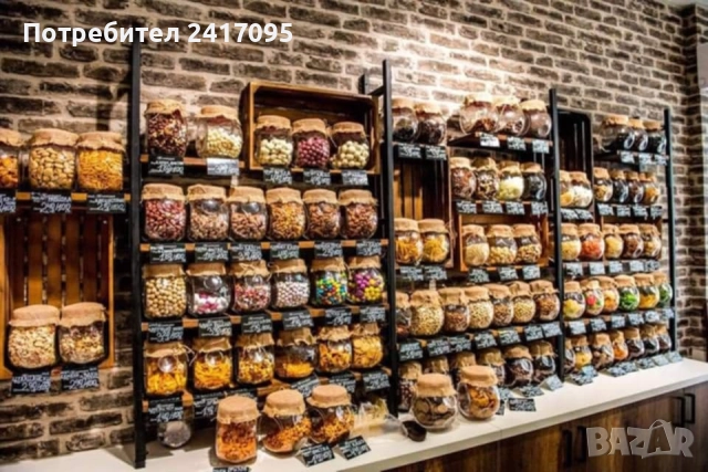 Оборудване за магазини - плодове/зеленчуци и за ядки, снимка 7 - Стелажи и щандове - 52447083