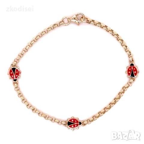 Златна детска гривна 2,05гр.17,0см. 14кр. проба:585 модел:33304-1