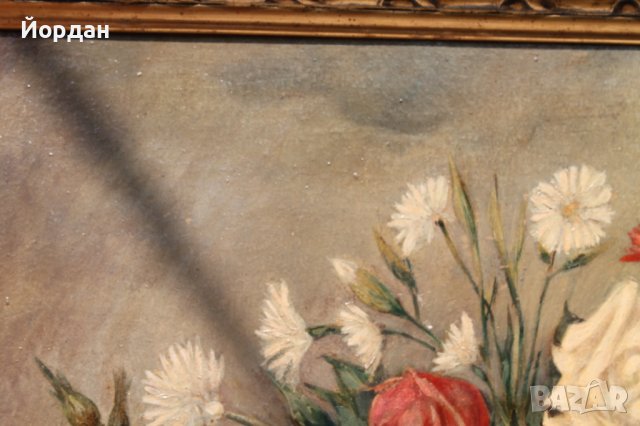 Картина масло /немски автор - O.Kregsmann /1942 година/, снимка 4 - Колекции - 42249475