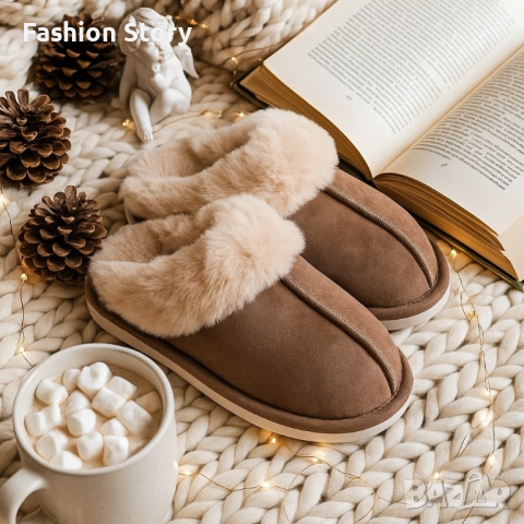 Оригинални Пухкави зимни пантофи SWISS LYX с мемори пяна и гел против умора и мекота !, снимка 7 - Пантофи - 51776520