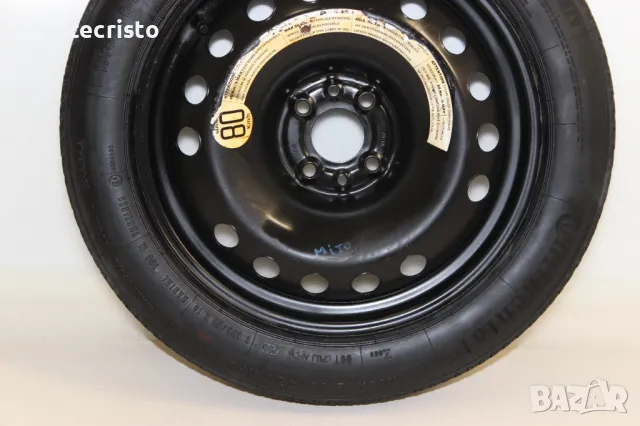 Резервна гума патерица Alfa Romeo Mito (2008-2018г.) 16 цола / 58.1 4x98, снимка 3 - Гуми и джанти - 49459072