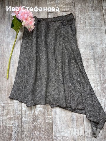 Зимна пола прегърни ме асиметричен модел, снимка 2 - Поли - 16468792