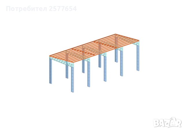 Хале,Халета,Складове,Навеси - 71.28м², снимка 1