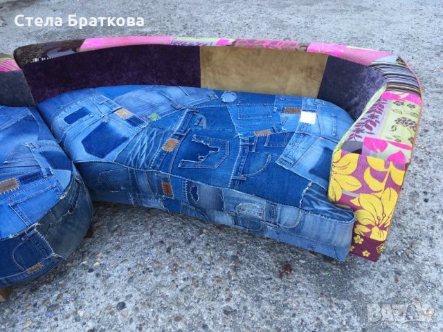 Дънков Диван / Смесен стил , снимка 4 - Дивани и мека мебел - 33875305