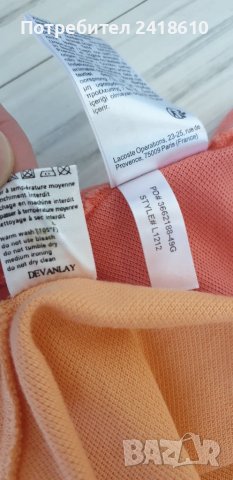 Lacoste Classic Fit  Pique Cotton Mens Size 5 - L   ОРИГИНАЛ! Мъжки Тениски - 2 Броя!, снимка 3 - Тениски - 50773482