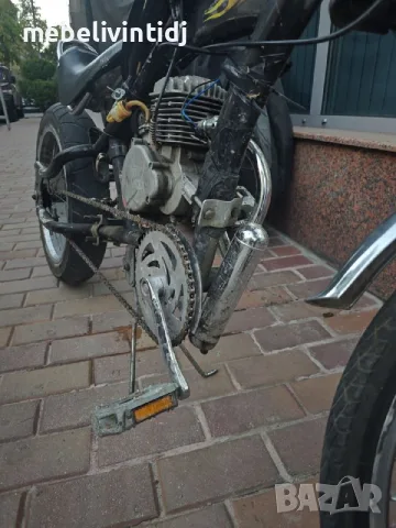 Вело мотоциклет (чопър) с 50cc двигател, снимка 12 - Мотоциклети и мототехника - 55868130