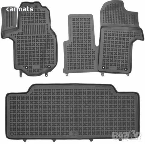 Гумени стелки Rezaw-Plast за VW Crafter (2016+) - тип леген - front for 2/3 persons (1 row of seats)