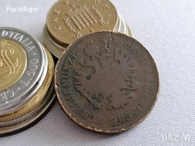 Монета - Австро-Унгария - 4 кройцера | 1861г., снимка 2 - Нумизматика и бонистика - 35998584