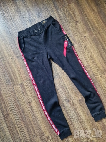 Страхотно мъжко спортно долнище ALPHA INDUSTRIES размер L, снимка 2 - Спортни дрехи, екипи - 51907619