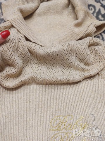 Елегантна блуза с ламе, снимка 6 - Блузи с дълъг ръкав и пуловери - 41364984