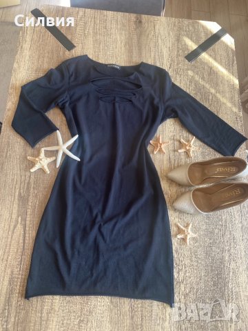 Черна къса рокля, снимка 6 - Рокли - 34108820