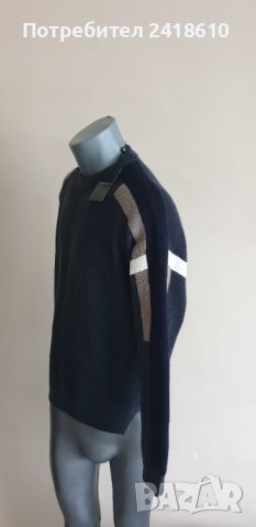 Emporio Armani Oversize Wool/ Cashmere Mens Size S/M НОВО! ОРИГИНАЛ! Мъжки Вълнен Пуловер!, снимка 8 - Пуловери - 42628460