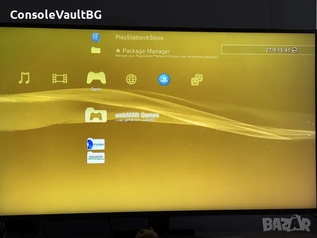 Хакнат PS3 Slim 500GB + 43 игри , снимка 5 - PlayStation конзоли - 56245366