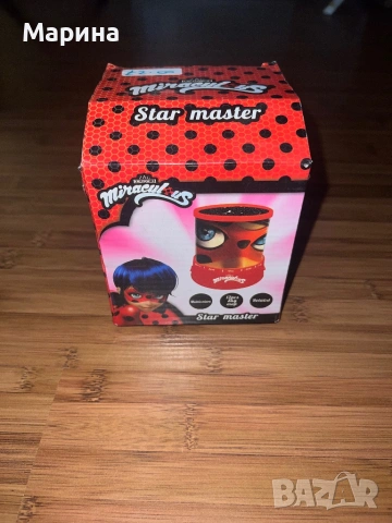 Miraculous Ladybug за деца звездна лампа за нощта, снимка 2 - Детски нощни лампи - 53559964