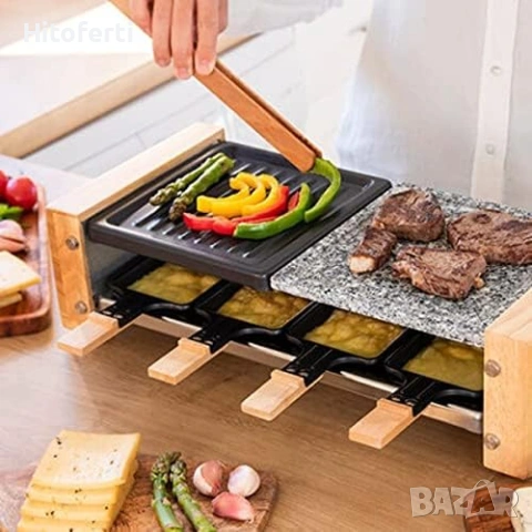 Дървен раклет грил Cecotec 03100