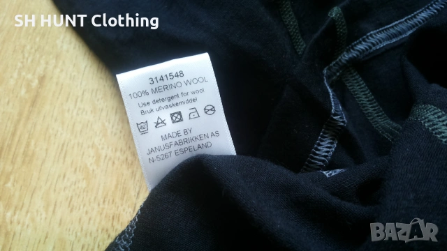 JANUS THERMO UNDERWEAR 100% Merino Wool размер XL термо блуза - 2281, снимка 8 - Блузи - 53697556