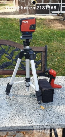 Лазерен нивелир HILTI 46 PMC, снимка 3 - Измервателни инструменти - 51570411