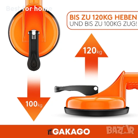 Вакуумни повдигачи (опаковка от 2) - Ергономични и неплъзгащи се вендузи, снимка 3 - Аксесоари и консумативи - 53622214