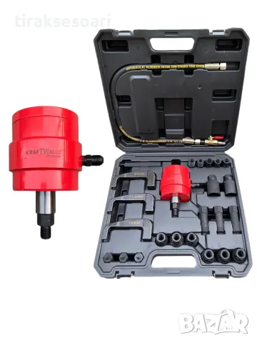 Пневматичен обратен чук за демонтаж на дюзи 25 части  , KraftWelle, снимка 2 - Други инструменти - 47363096