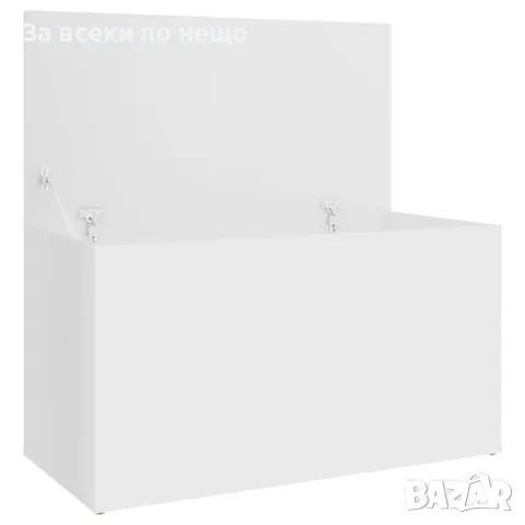 Шкаф за съхранение, бял, 84x42x46 см, ПДЧ Код P201, снимка 6 - Шкафове - 49458104