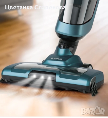 Безжична миеща прахосмукачка Taurus Inedit Wash 29.6, 200 мл, 60 мин, 2 скорости, синя, снимка 2 - Прахосмукачки - 51823047