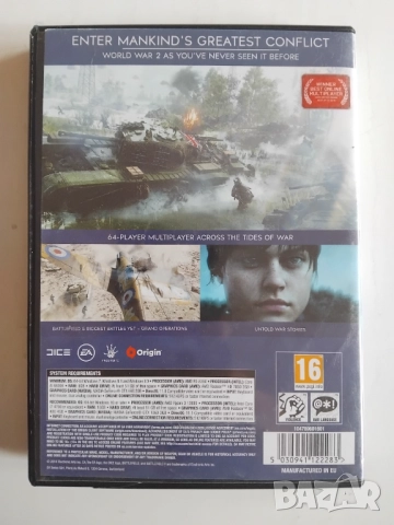 Battlefield V - оригинална компютърна игра с 6 диска / PC Game, снимка 2 - Игри за PC - 52714146
