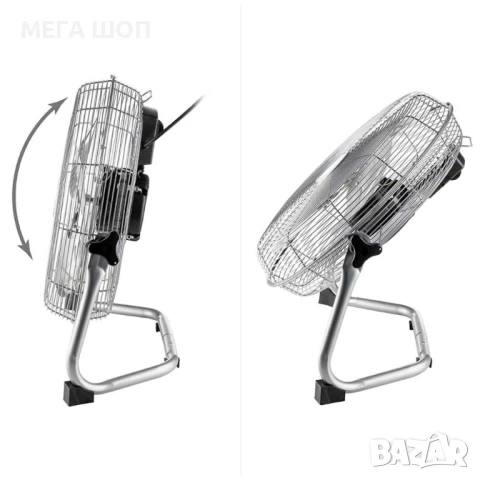 Вентилатор подов Muhler, 60W, индустриален, метален, снимка 3 - Вентилатори - 50562608