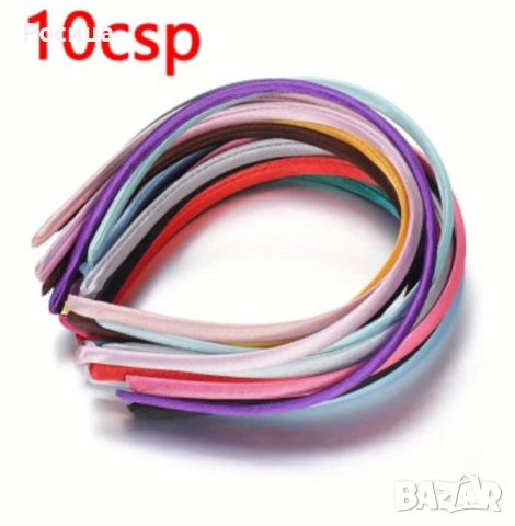 Комплект от 10 броя диадеми за коса 