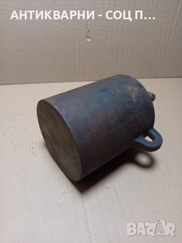 Стара Френска Чугунена Маслена Лампа 5.5кг., снимка 5 - Антикварни и старинни предмети - 52355643