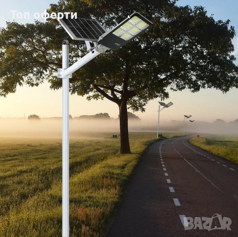 400W Висок клас улична соларна лампа, мощна соларна лампа