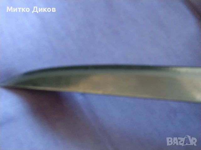 Нож немски кухненски нов високо качество неръжд.стомана 376х245мм острие, снимка 4 - Прибори за хранене, готвене и сервиране - 51080167