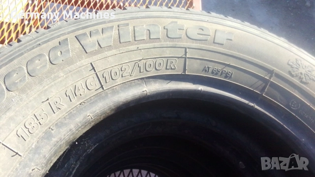 ГУМИ за бус 14С зимни Cargo Speed Winter. Имам комплекти, имам и по-единично. Размери 185R 14С. , снимка 4 - Гуми и джанти - 51938043