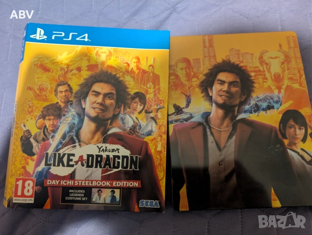 PS4 игра Yakuza Like a dragon Day Ichi Steelbook edition , снимка 3 - Игри за PlayStation - 52817863