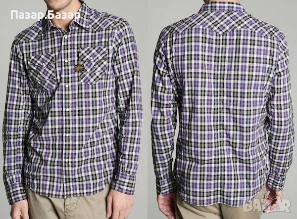 G-STAR RAW Midnight Oak Риза Цип (S)