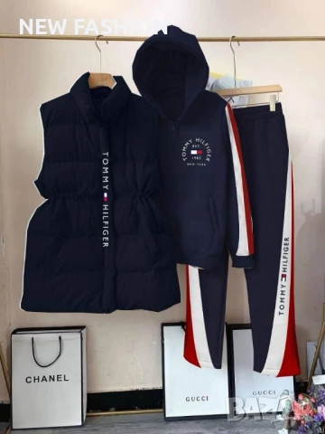 Дамски Комплекти -3 Части✨ TOMMY HILFIGER , снимка 5 - Спортни екипи - 52200635