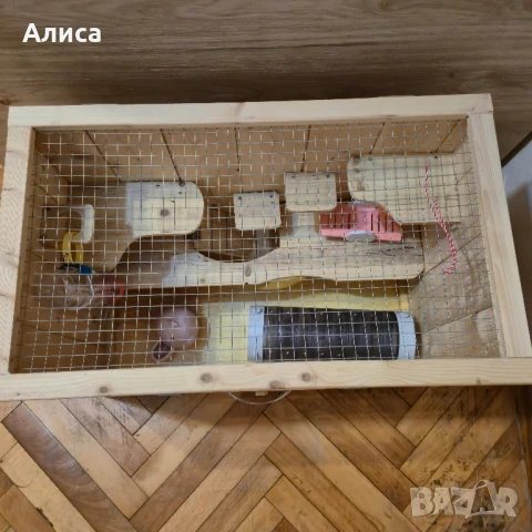 Клетка за гризачи: хамстер, зайче, таралеж, снимка 3 - Други стоки за животни - 51160541