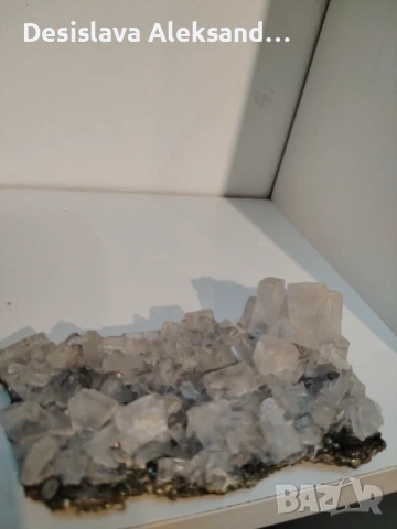 Страхотен барит с пирит от Златоград, много изгодно , снимка 2 - Колекции - 50835735